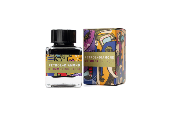 Leonardo Art - Shimmer Petrol+Diamond - Bottled Ink 40 ml