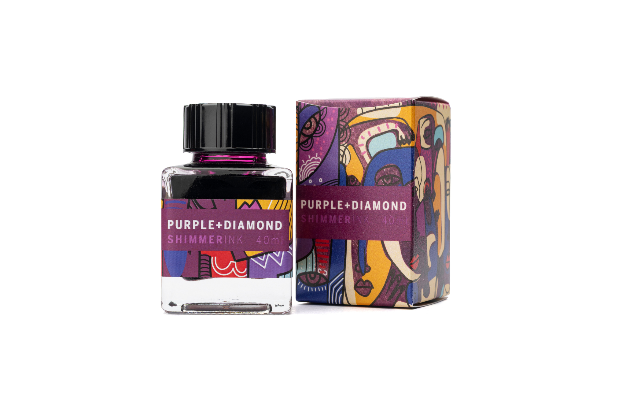 Leonardo Art - Shimmer Purple+Diamond - Bottled Ink 40 ml
