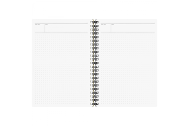 Maruman - Mnemosyne 105 Black A5 Notebook | Dot Grid 160 pages