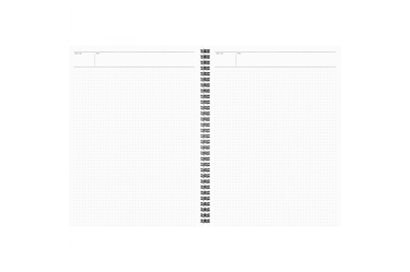 Maruman - Mnemosyne 109 Black A4 Notebook | Dot Grid 140 pages