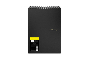 Maruman - Mnemosyne 166 Black A5 Notepad | Lined 140 pages