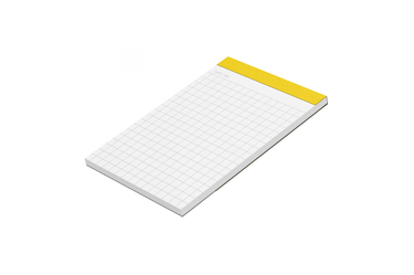 Maruman - Mnemosyne 179 A7 Black Notepad |  Grid 130 pages