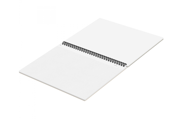 Maruman - Mnemosyne 180 Black A4 Notebook | Grid 140 pages