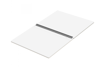 Maruman - Mnemosyne 181 Black A4 Notebook | Plain 140 pages