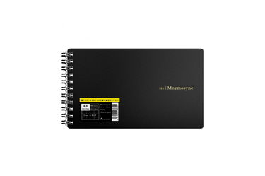 Maruman - Mnemosyne 186 Black 100x170mm Notepad | Grid 160 pages