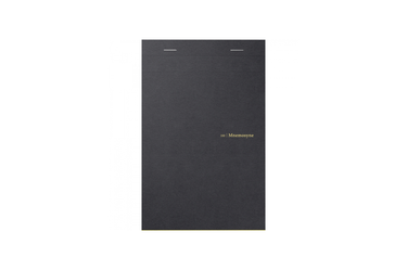 Maruman - Mnemosyne 188 A5 Black Notepad |  Grid 140 pages