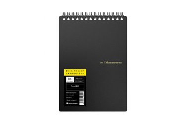 Maruman - Mnemosyne 196 Black B6 Notepad | Lined 100 pages