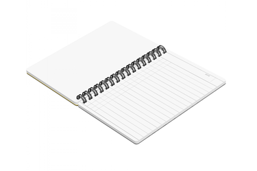 Maruman - Mnemosyne 197 Black A6 Notebook | Lined 160 pages