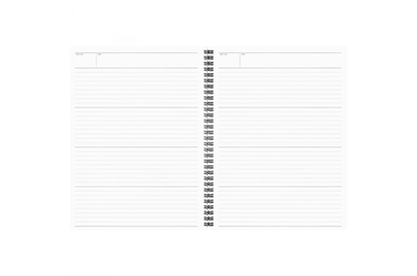 Maruman - Mnemosyne 199 Black A4 Notebook | Lined 140 pages