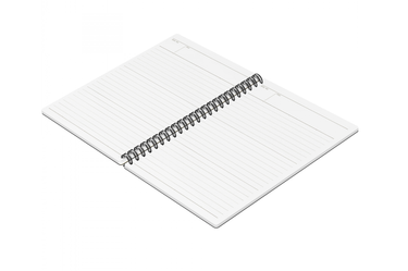 Maruman - Mnemosyne 295 Black A5 Softcover Notebook | Lined 160 pages