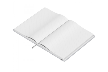 Maruman - Mnemosyne 888 Journal Gray A5 Notebook |  Dot Grid 240 pages