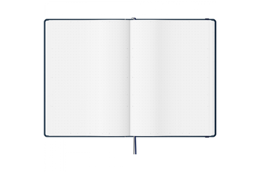Maruman - Mnemosyne 888 Journal Dark Blue A5 Notebook | Dot Grid 240 pages