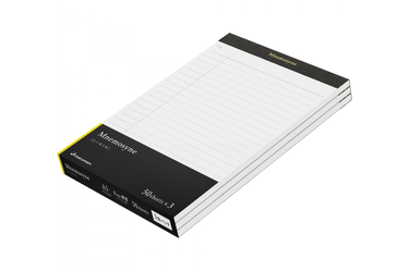 Maruman - Mnemosyne PH169 Notepad Holder Refill | Lined 100 pages - Set of 3
