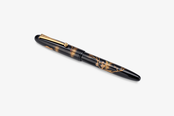 Namiki - Yukari Maki-e Apricot Tree and Warbler