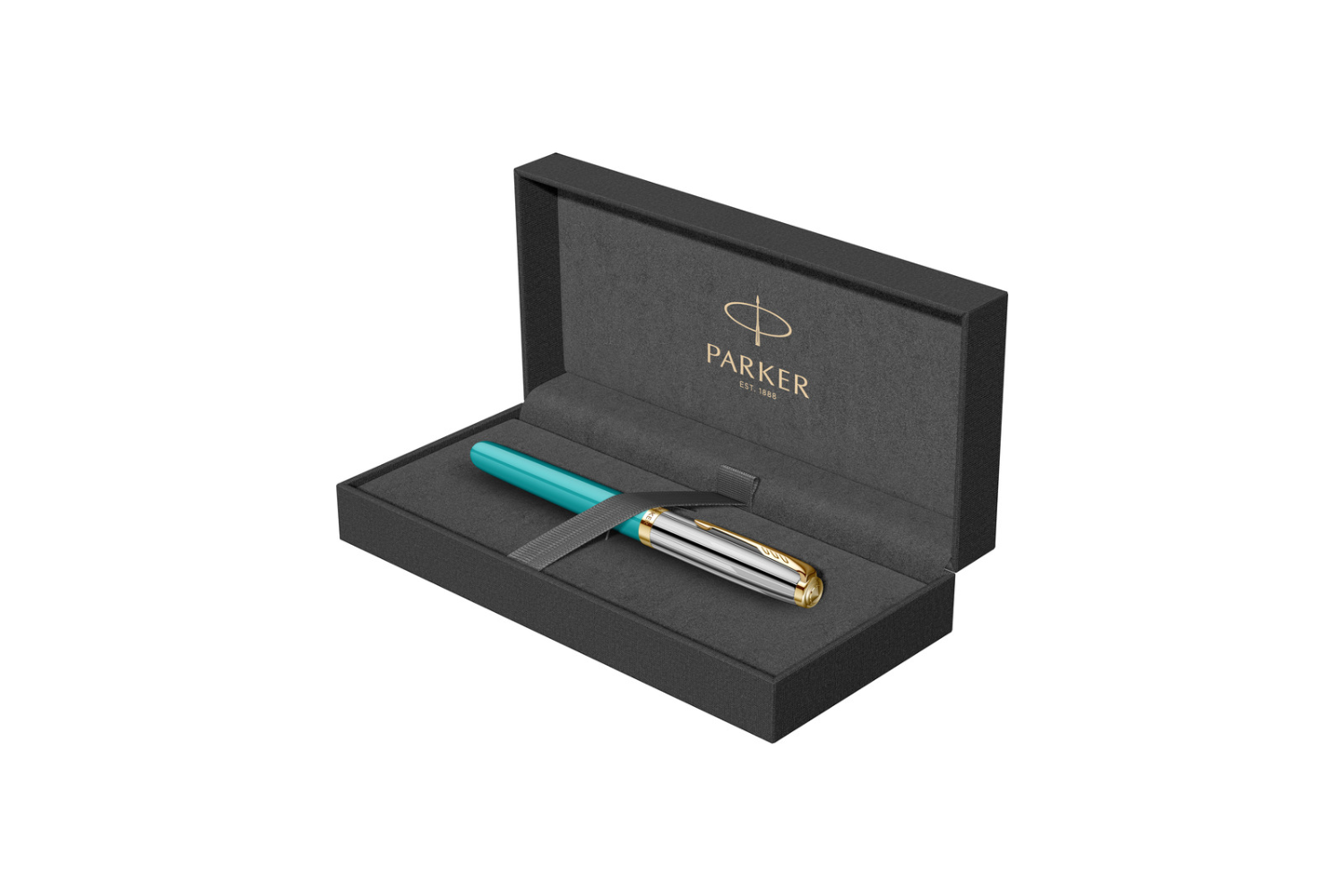 Parker - 51 Royal Premium | Turquoise - Gold Trim |