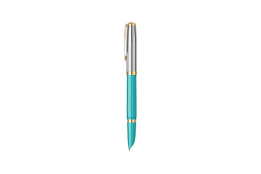 Parker - 51 Royal Premium | Turquoise - Gold Trim |