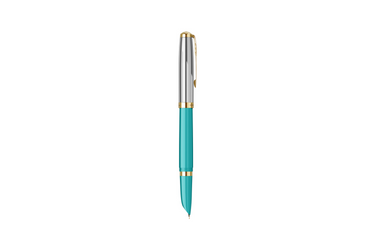 Parker - 51 Royal Premium | Turquoise - Gold Trim |
