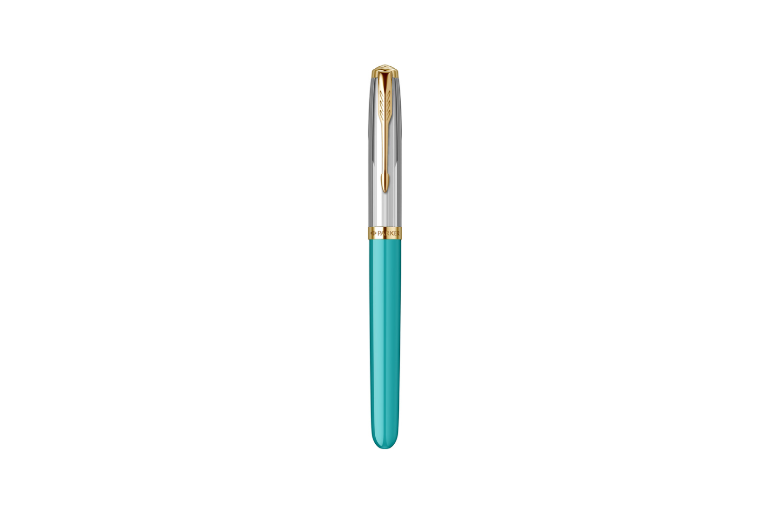 Parker - 51 Royal Premium | Turquoise - Gold Trim |