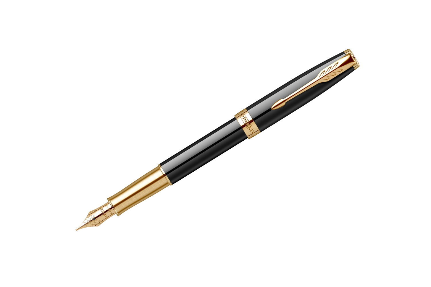 筆記具 paker 18k Parker - Sonnet Royal 18k | Black - Gold Trim | – Pen Venture