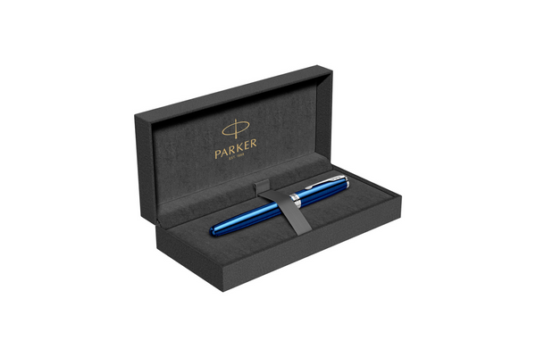 Parker - Sonnet Royal 18k | Blue - Chrome Trim |