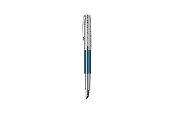 Parker - Sonnet Royal 18k | Metal & Blue - Silver Trim |