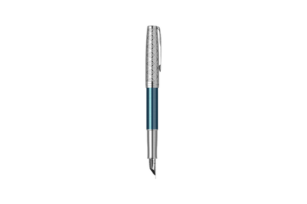 Parker - Sonnet Royal 18k | Metal & Blue - Silver Trim |