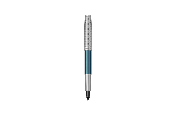 Parker - Sonnet Royal 18k | Metal & Blue - Silver Trim |