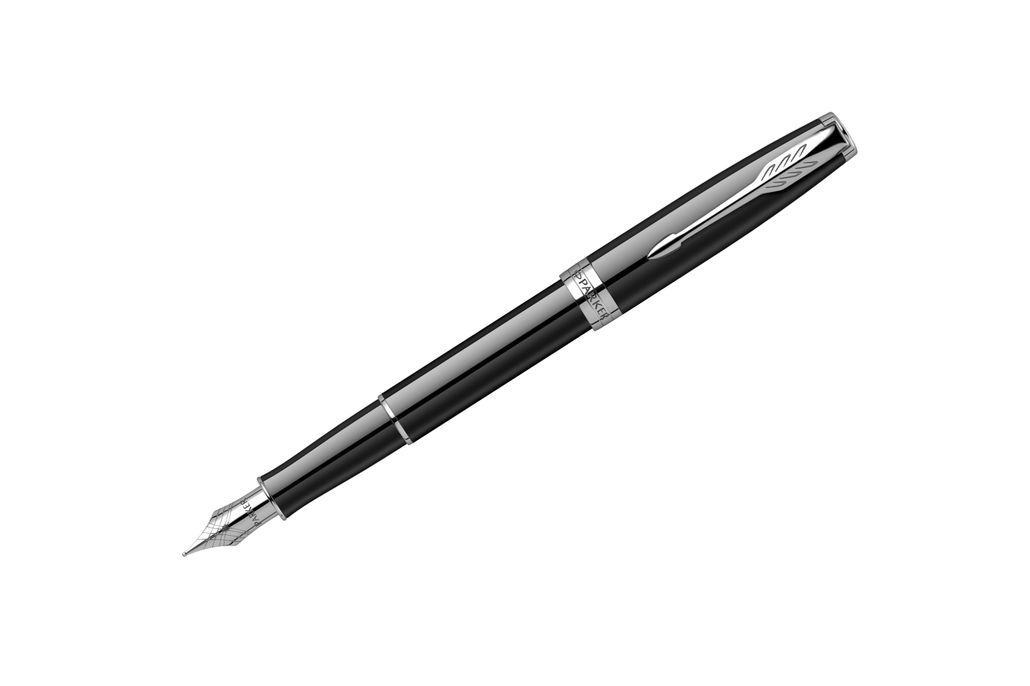 Parker - Sonnet Royal | Black - Chrome Trim |