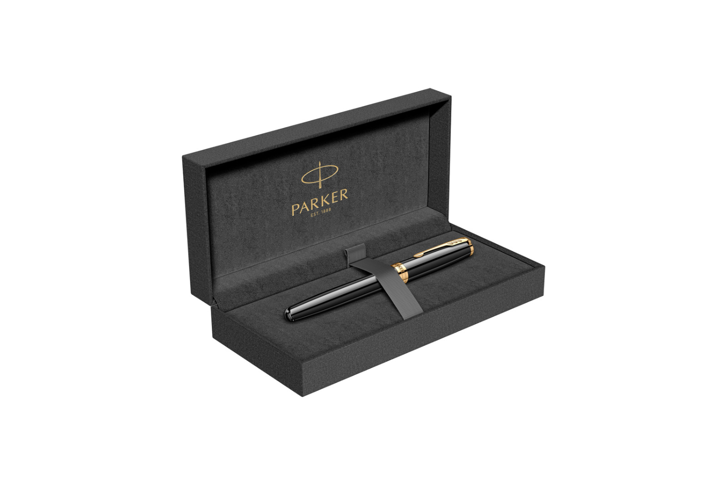 Parker - Sonnet Royal | Black - Gold Trim |