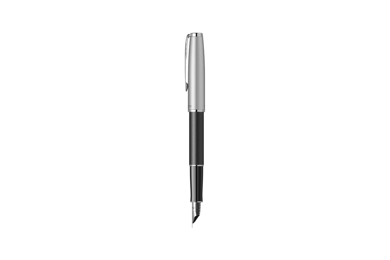 Parker - Sonnet Royal Essential | Black Chrome - Silver Trim |