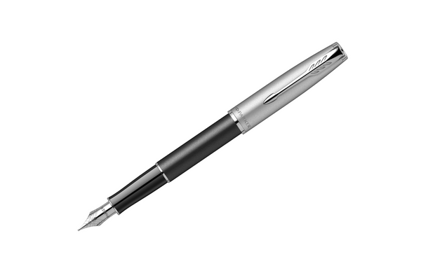 Parker - Sonnet Royal Essential | Black Chrome - Silver Trim |