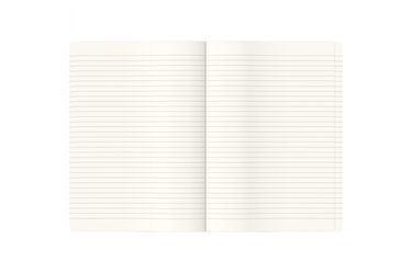 Clairefontaine -  Triomphe A4 Ivory Lined Notebook | 96 pages - Platinum Black