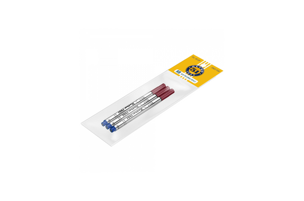 Retro 51 - Capless Blue Rollerball Refill - Medium - 3 pieces