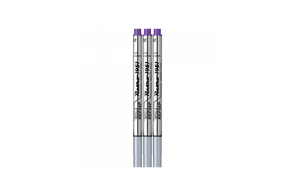 Retro 51 - Capless Purple Pen Refill - Medium - 3 pieces