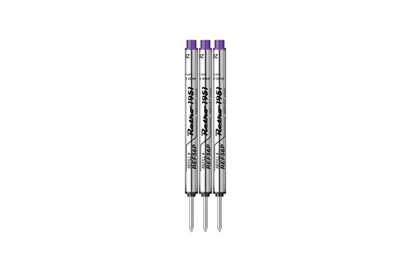 Retro 51 - Capless Purple Pen Refill - Medium - 3 pieces