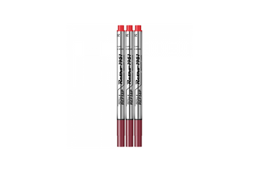Retro 51 - Capless Red Pen Refill - Medium - 3 pieces