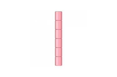 Retro 51 - Pink Eraser for Tornado Pencil - 6 pieces