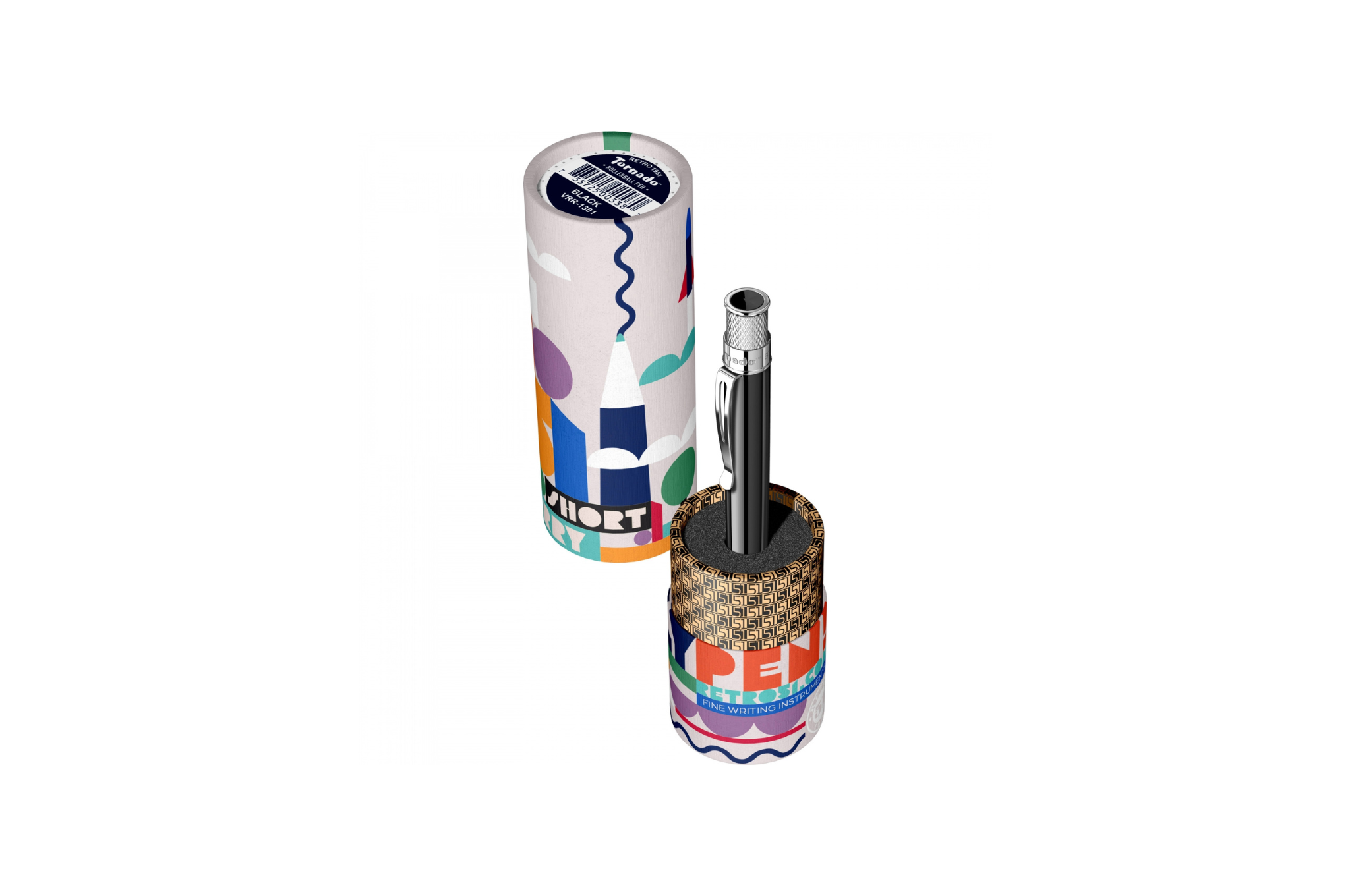 Retro 51 - Tornado Classic Lacquer | Roller - Black CT