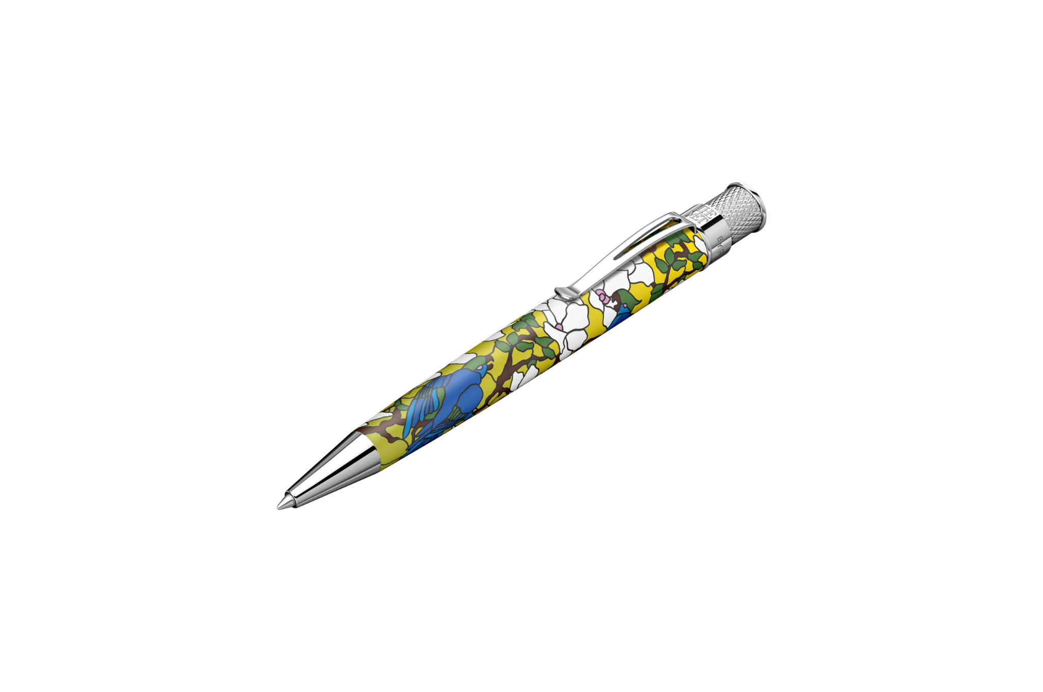 Retro 51 -  Tornado The Met | Roller - Louis C. Tiffany Favrile Parrots CT