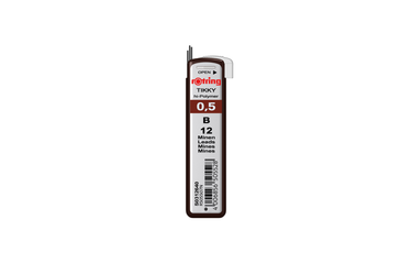 Rotring -  Tikky 0.5 B Pencil Leads Refill | Pack of 12 |