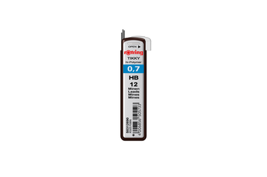 Rotring -  Tikky 0.7 HB Pencil Leads Refill | Pack of 12 |