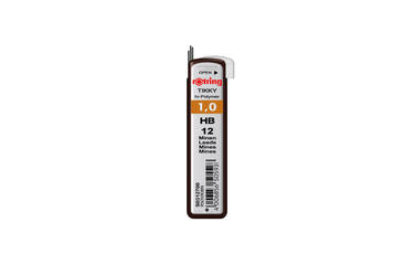 Rotring -  Tikky 1.0 HB Pencil Leads Refill | Pack of 12 |