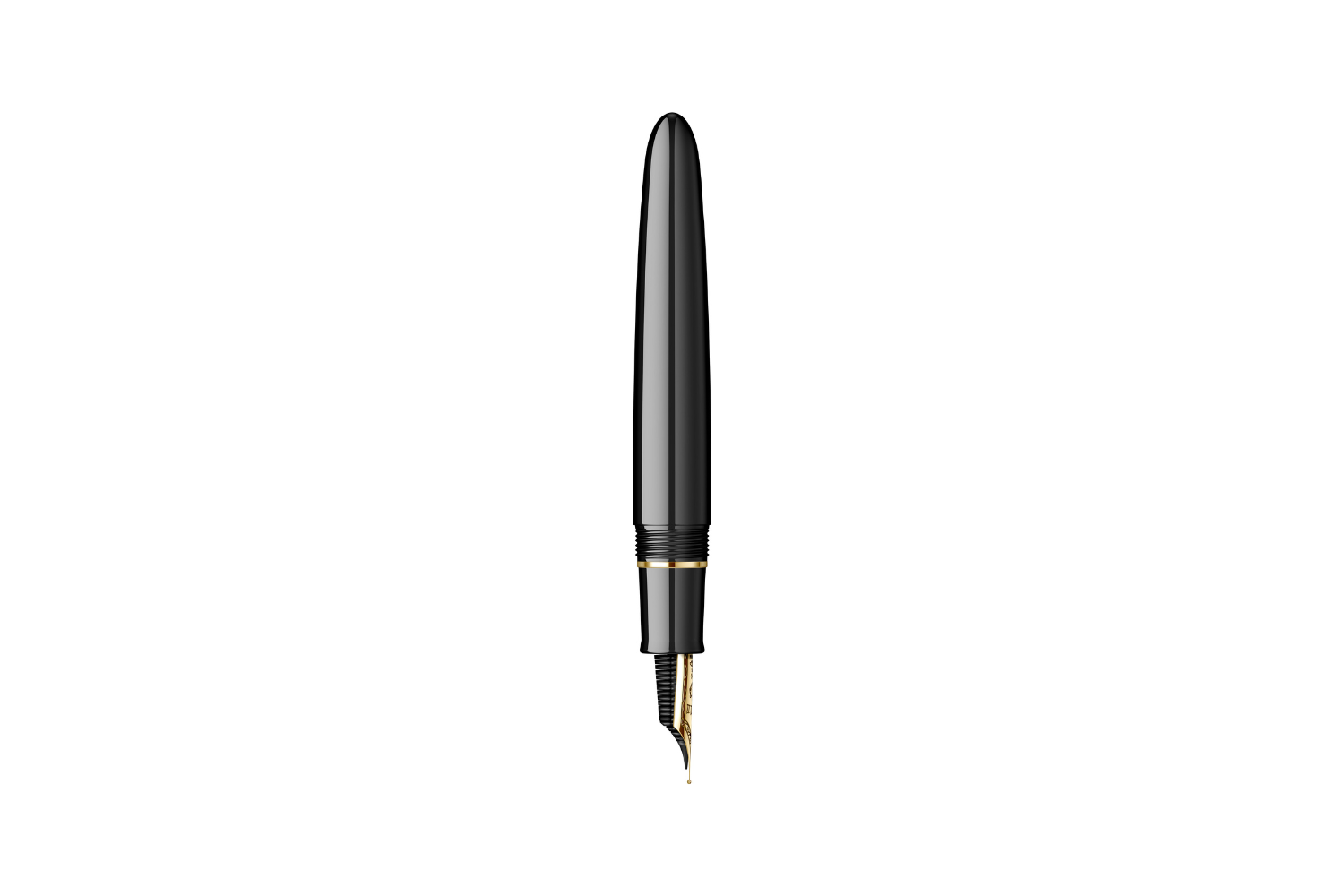 Sailor - King of Pens Ringless Urushi | Black - Gold Trim |