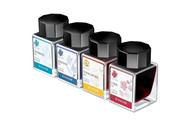 Sailor - Manyo | Yomogi - Kikyou - Yamabuki - Ume  | Set of 4 x 20 ml ink