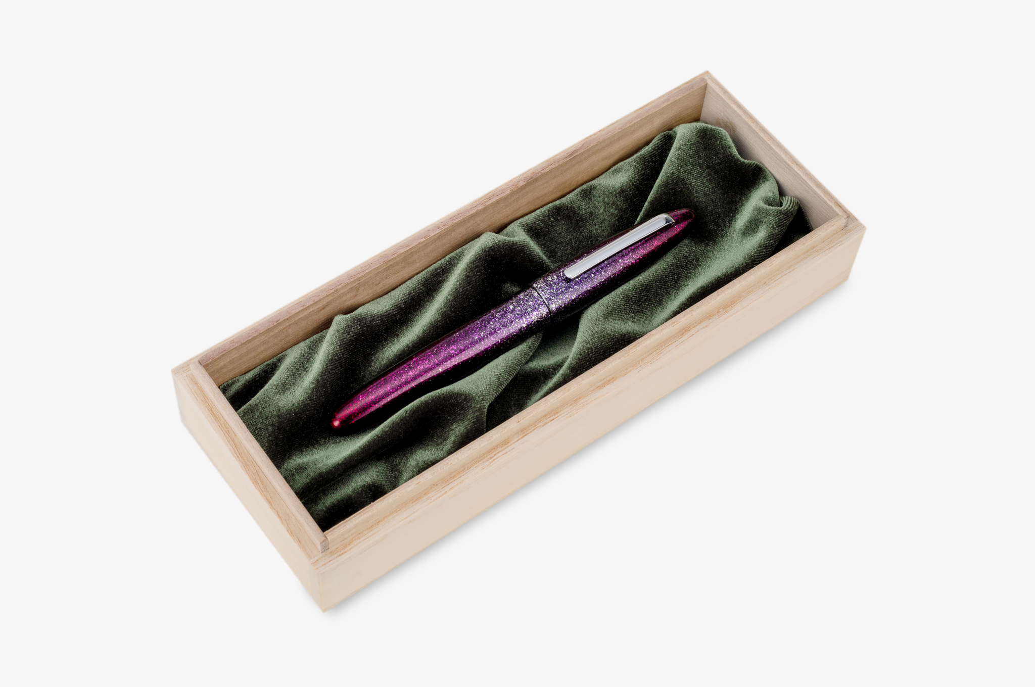 Taccia - Galactic Gems Urushi Fountain Pen | Red Galaxy