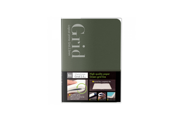 Taccia Logical Prime Grid - Green Notebook