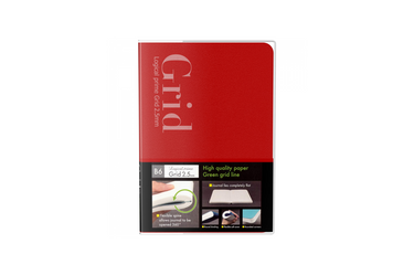 Taccia Logical Prime Grid - Red Notebook