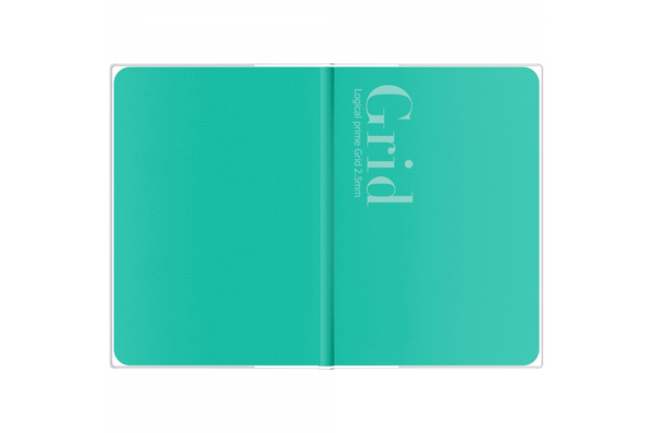 Taccia Logical Prime Grid - Teal Notebook