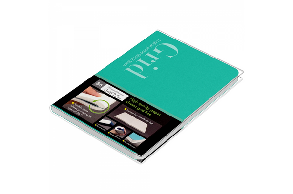 Taccia Logical Prime Grid - Teal Notebook