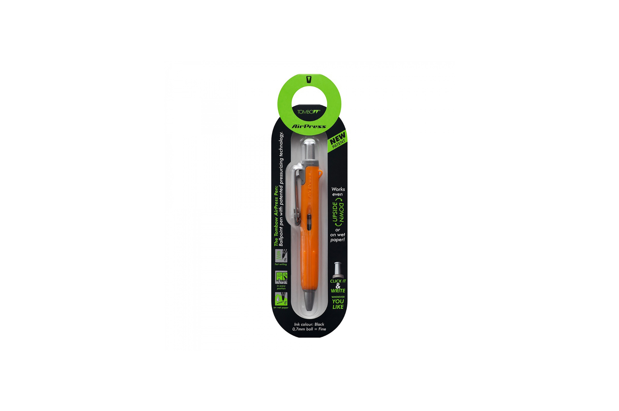 Tombow - AirPress Ballpoint Pen - Orange